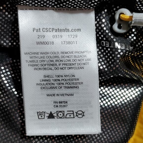 Columbia Men's Pike Lake Puffer Vest Size XL Thermal Omni-Heat Black Yellow NEW - Picture 13 of 13